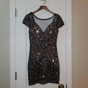 Windsor Sequined and Bedazzle Dress size S